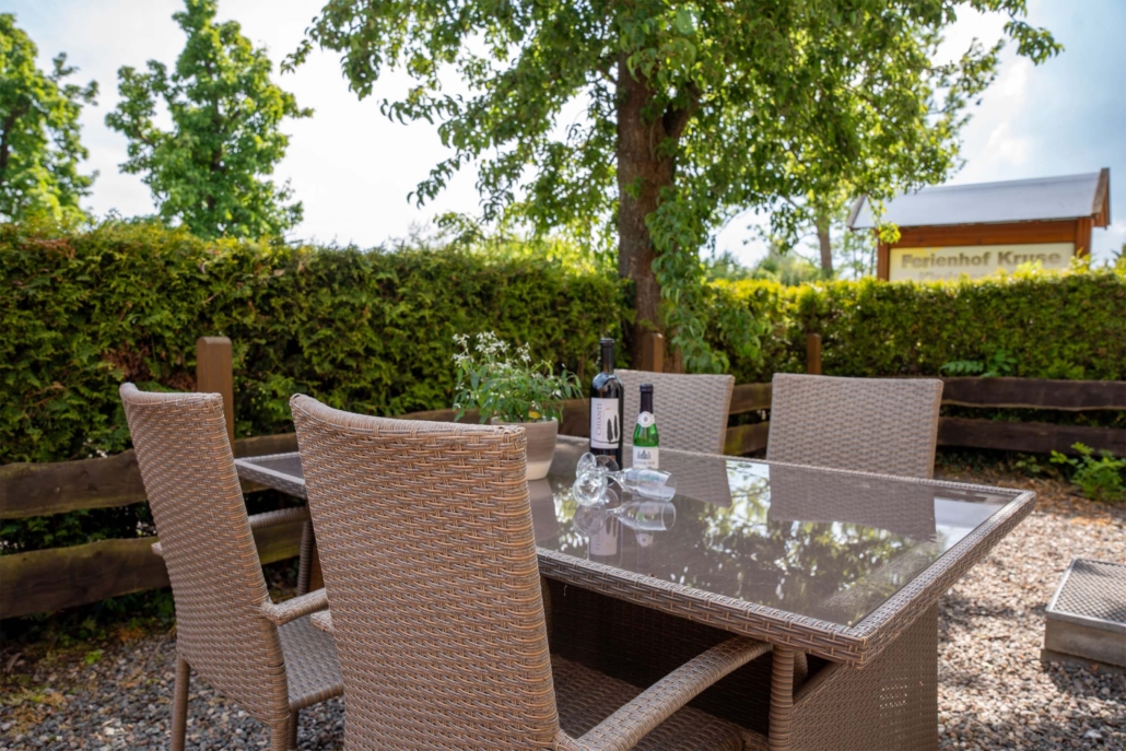 Ferienhof Kruse Wohnung 10 Terrasse Ferienhof Kruse Wohnung 10 Terrasse