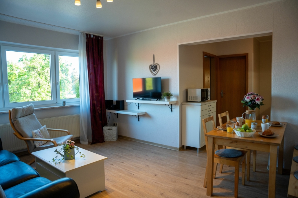 Ferienhof Kruse Wohnung 3 Wohnzimmer Ferienhof Kruse Wohnung 3 Wohnzimmer